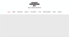 Desktop Screenshot of hunziker-maler.ch